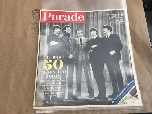 Parade Beatles Magazine "It Was 50 Years Ago Today"