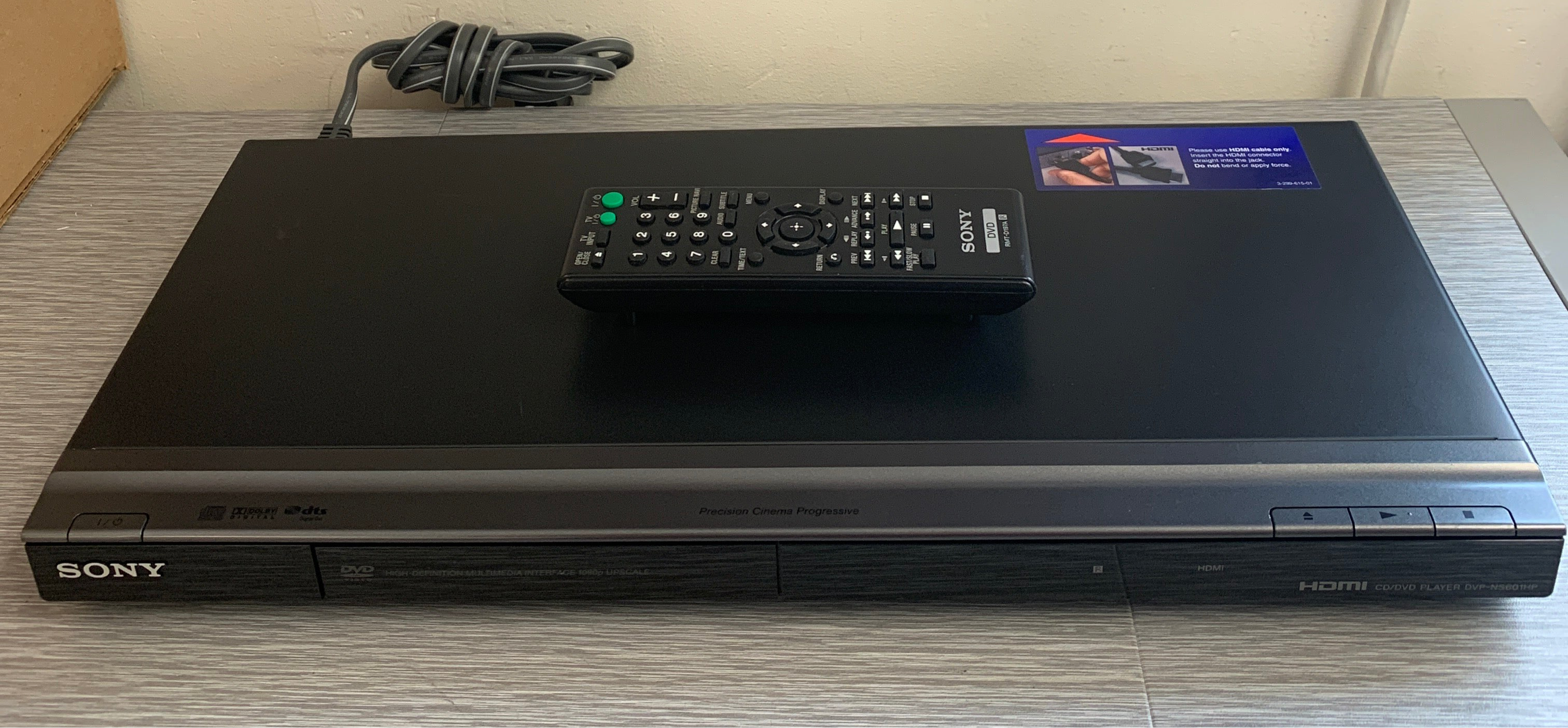 Sony DVP-NS601HP DVD Player * Remote Control – The Turntable Store