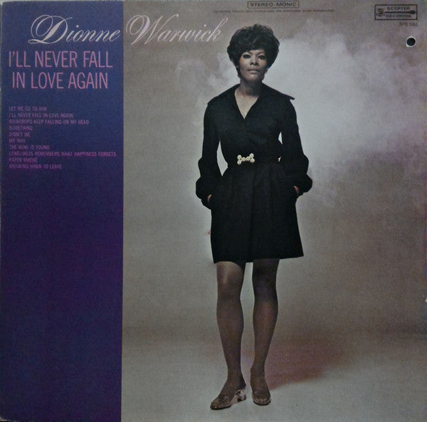Buy Dionne Warwick : I'll Never Fall In Love Again (LP, Album, RP