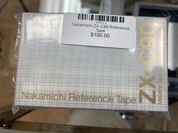 Nakamichi Metal ZX-C90 Reference Tape – The Turntable Store