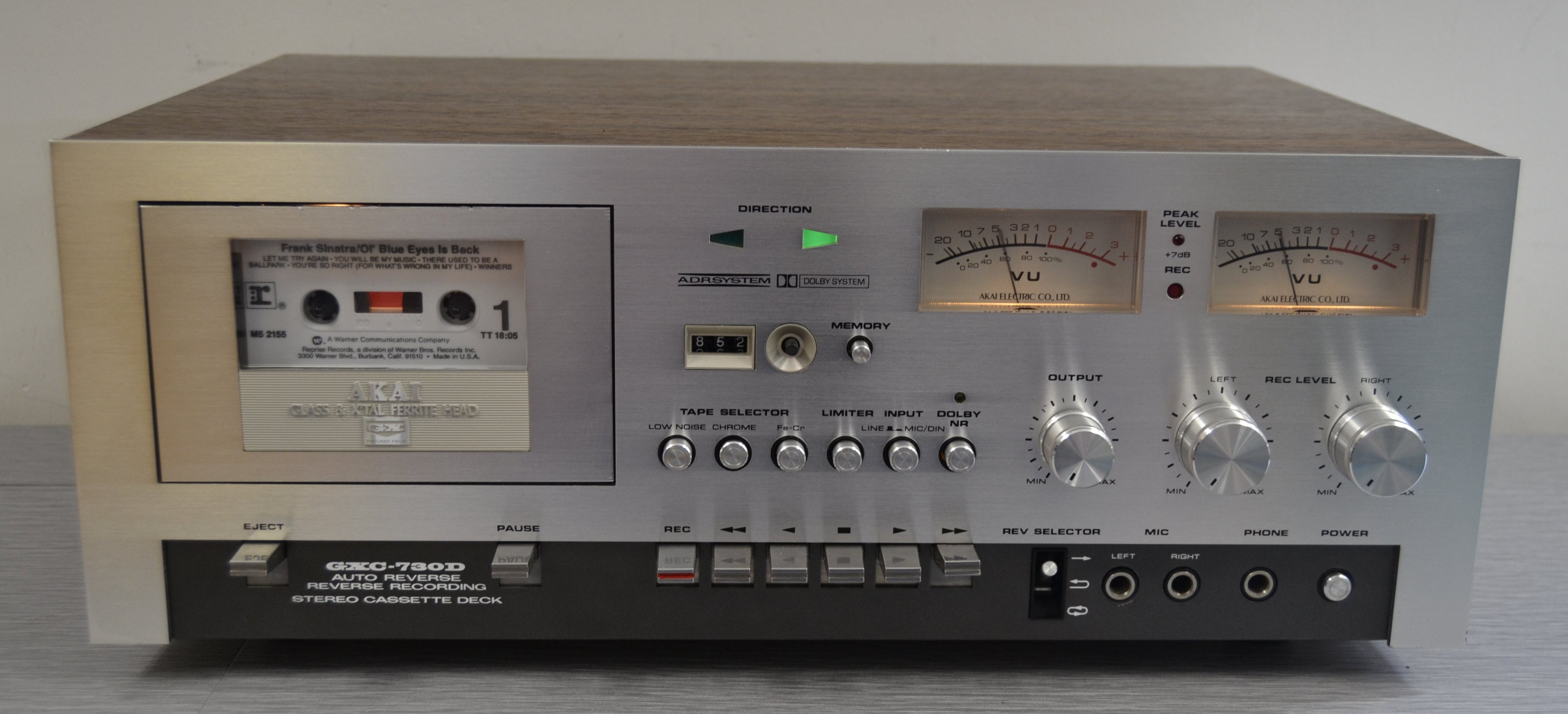 Akai GXC-730D Single Cassette Deck * New Belts * Fully Serviced