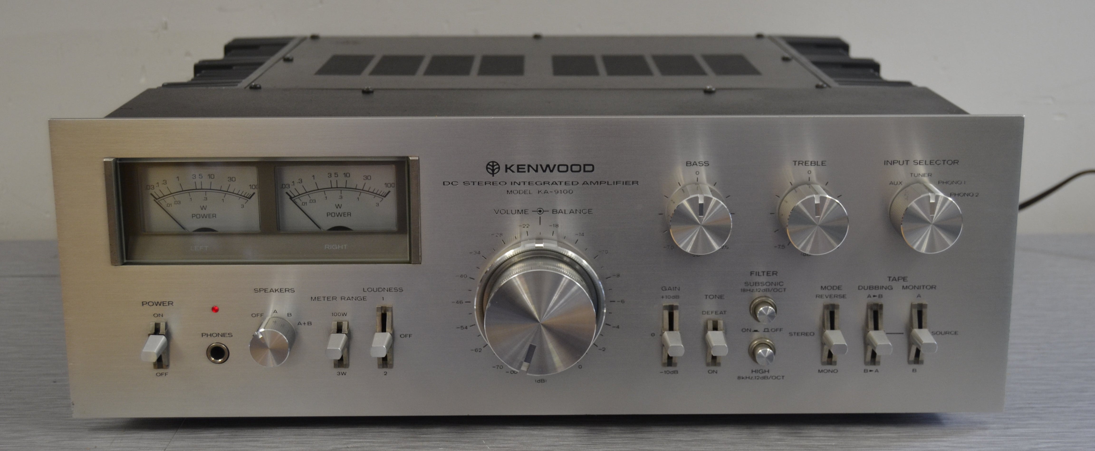 Vintage Kenwood A-93 Amplifier and Kenwood DP-930 CD Player