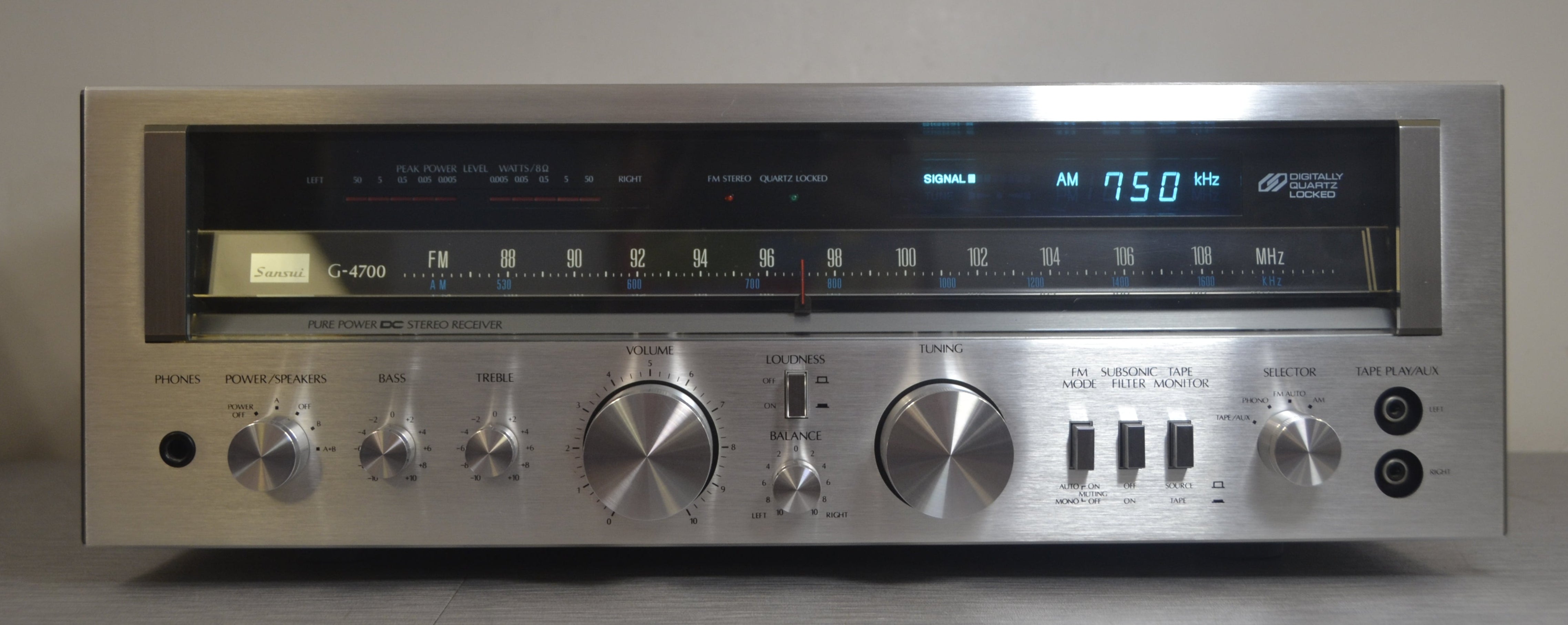 Sansui G4700 Stereo Receiver * 50W RMS * 1979 – The Turntable Store