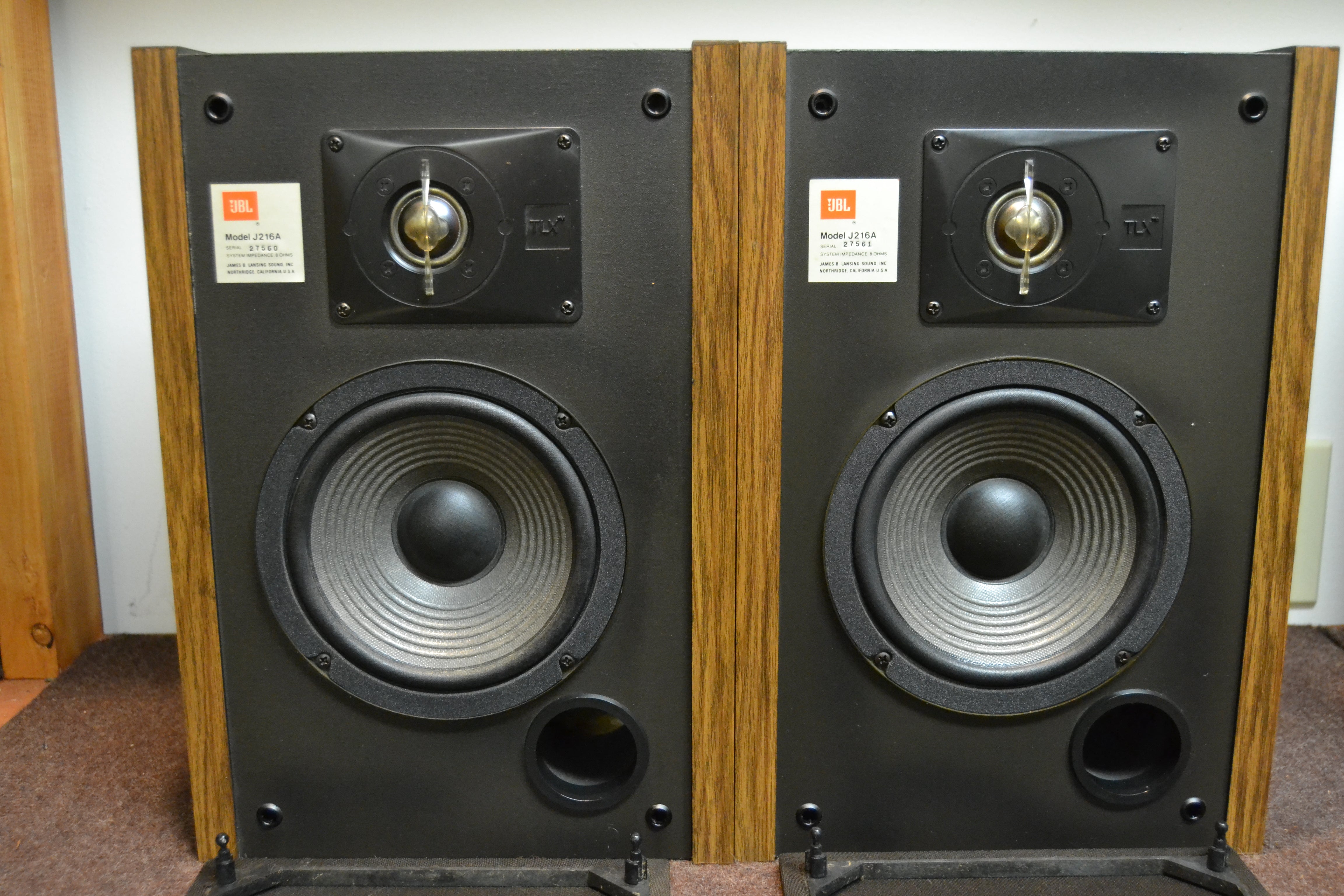 JBL J216A ブックシェルフスピーカー　ヴィンテージスピーカー JBL J216A をメンテナンスする - いつか消える文章