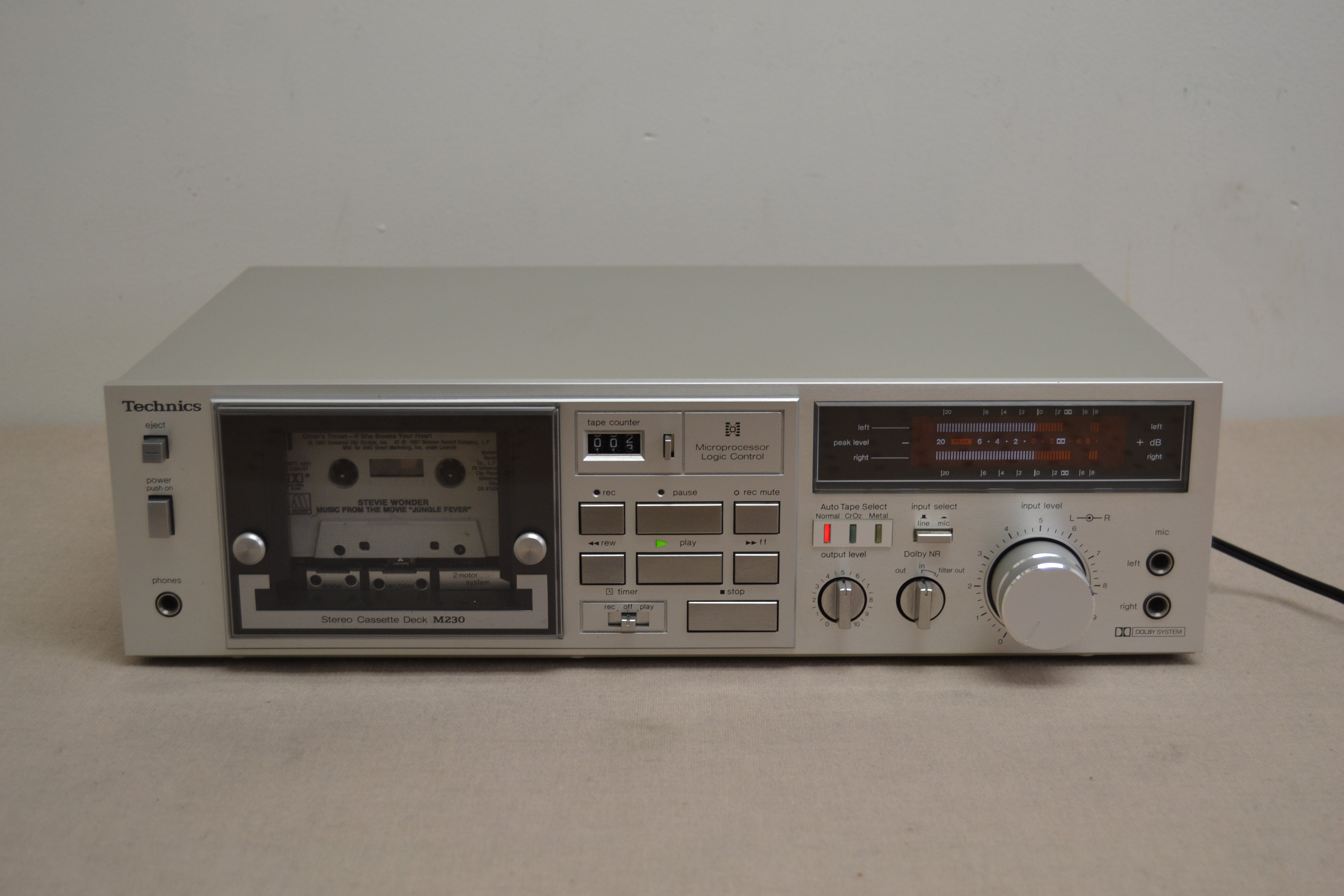 Technics RS-M230 Single Cassette Deck * Fully Serviced * New Belts