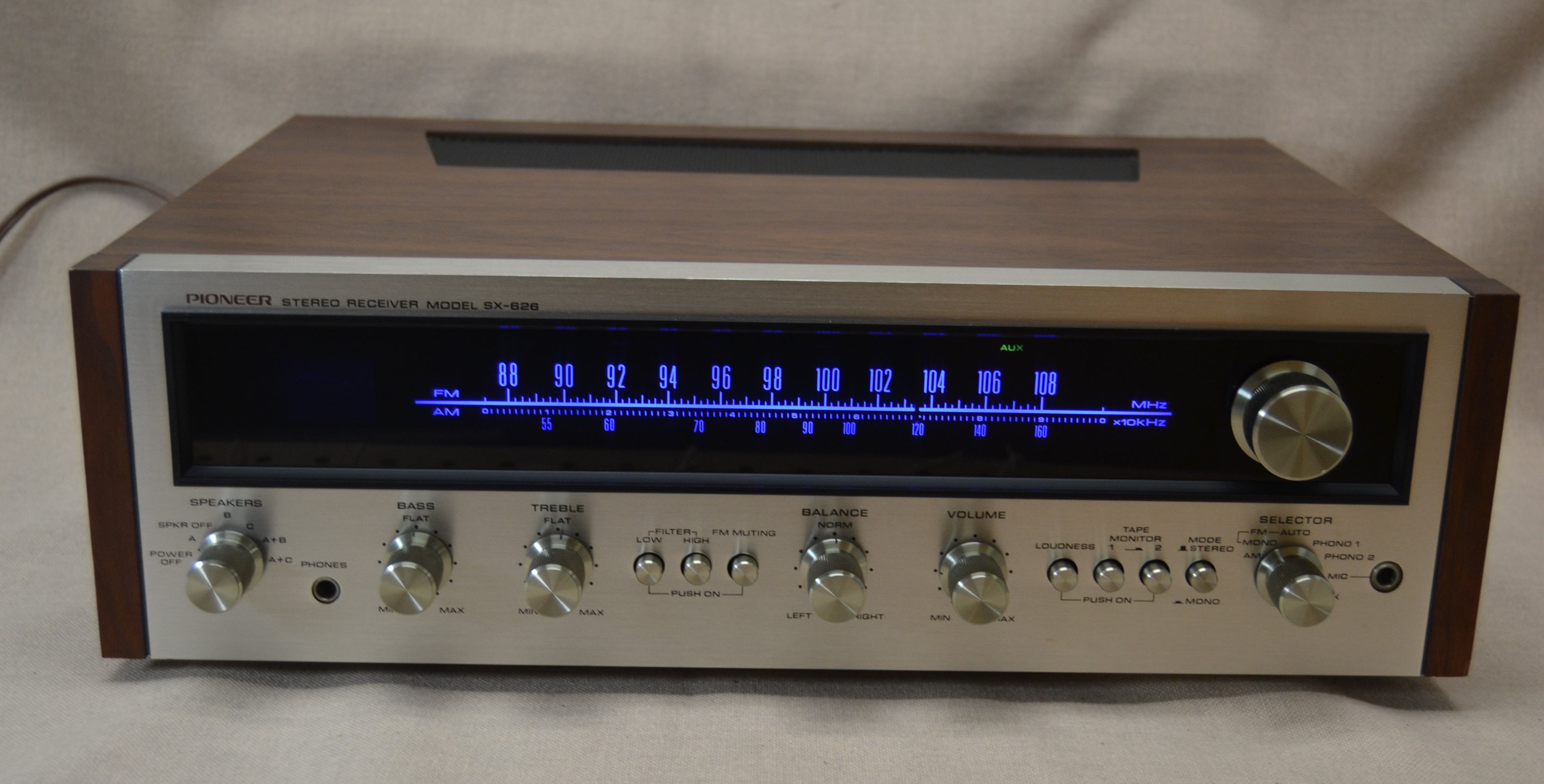 Pioneer SX-626 Stereo Receiver * 20W RMS * 1973 – The Turntable Store