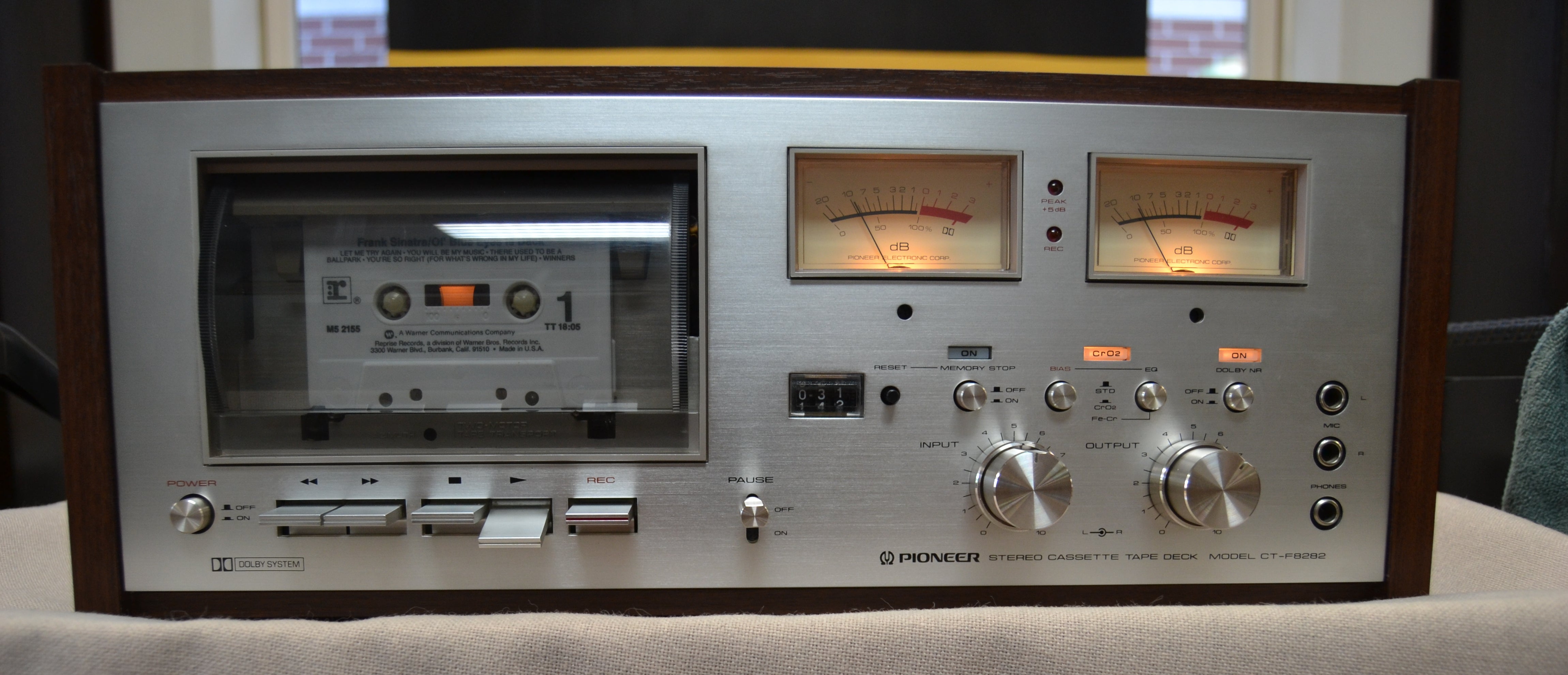 Pioneer CT-F8282 Single Cassette Deck * Fully Serviced * New Belts