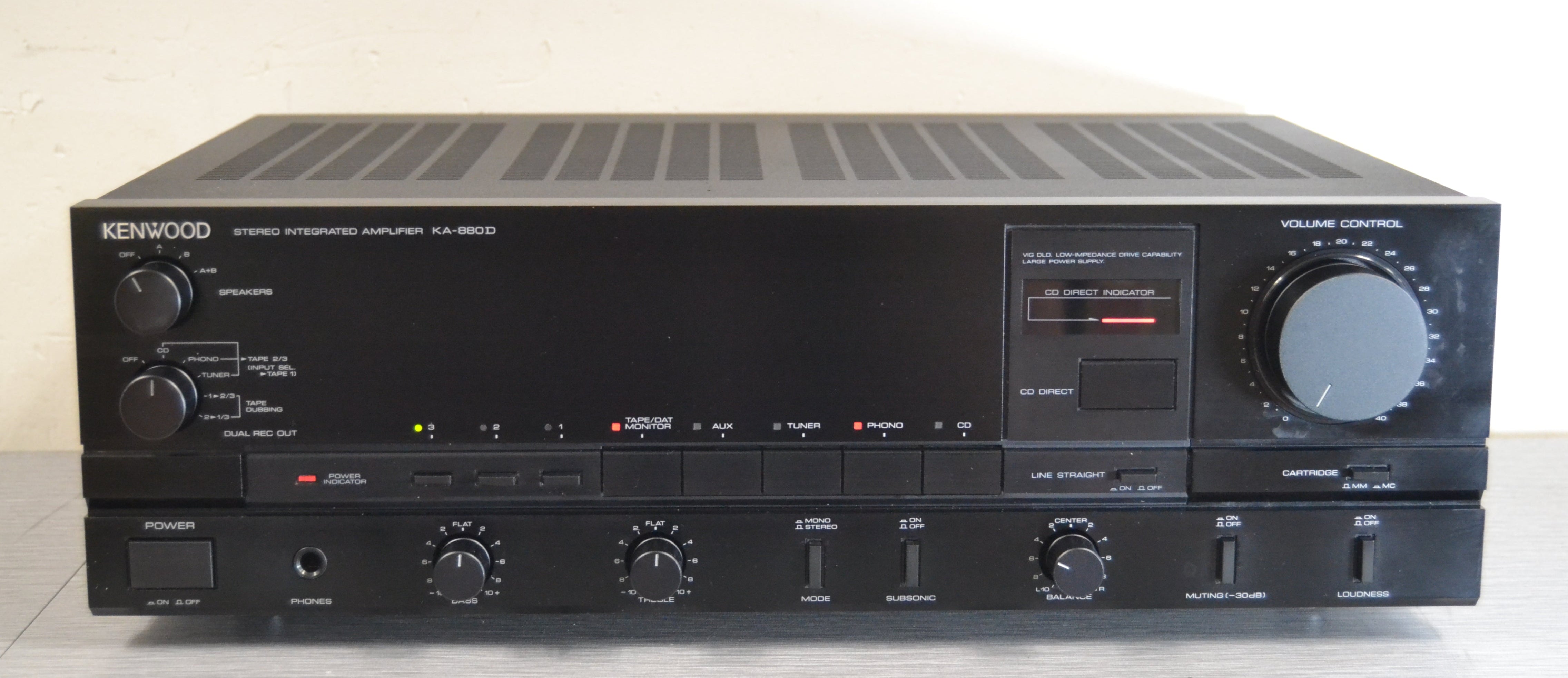 整備済 KENWOOD ケンウッド プリメインアンプ KA-880D KENWOOD KA-880D STEREO INTEGRATED AMPLIFIER | eBay