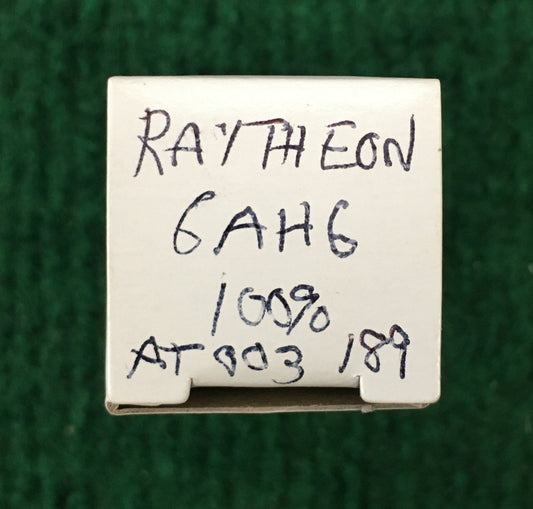 Raytheon * 6AH6 Tube * Tested 100