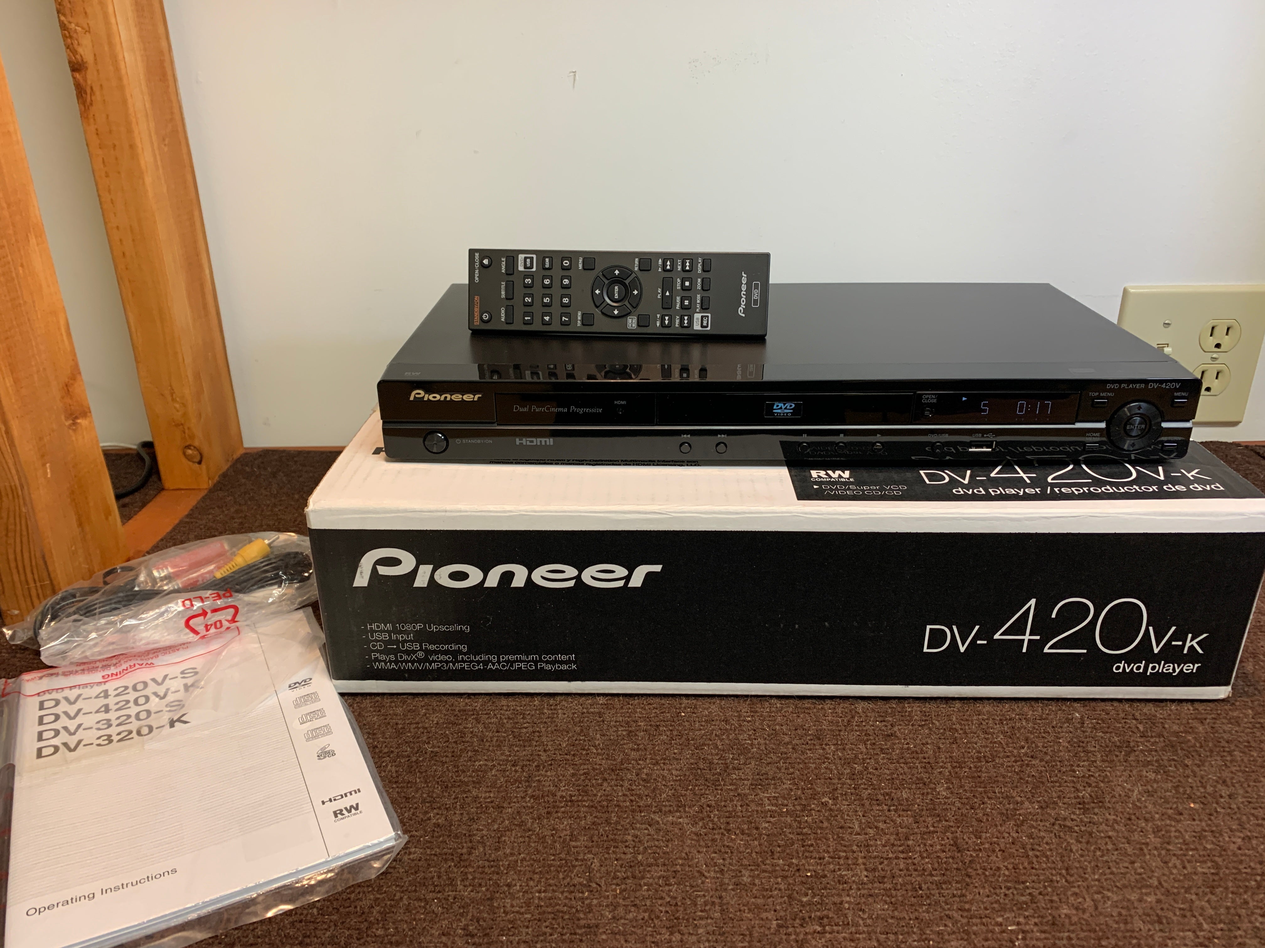 pioneerDVDプレーヤー PIONEER DV-344 DVD CD VCD Player with lRemote Control | eBay
