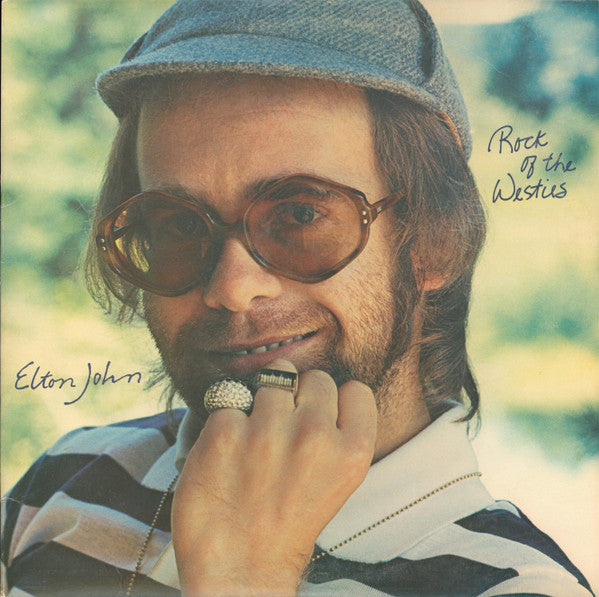 Elton John - Rock Of The Westies (LP, Album, Pin) (Good Plus (G+))
