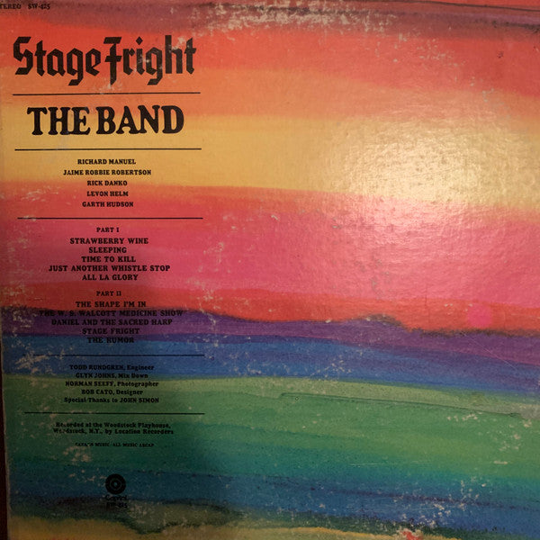 邦楽 The Progressive Club Band Buy The Band : Stage Fright (LP, Album, Club, RP, RCA) Online for