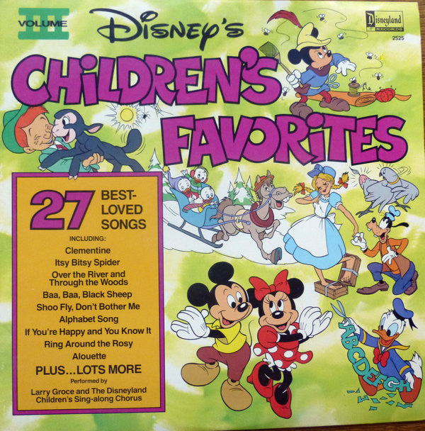 ◆みんな大好き Disney LPレコード◆3作品 ミニーのすべて/(DISNEY)/(ディズニー)/2020.11.3「レコードの日」対象
