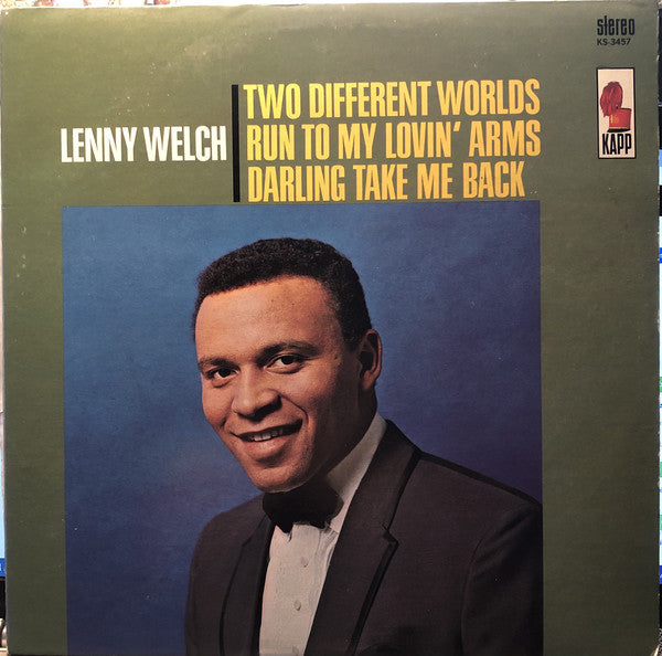 Buy Lenny Welch : Two Different Worlds (LP, Album) Online for a