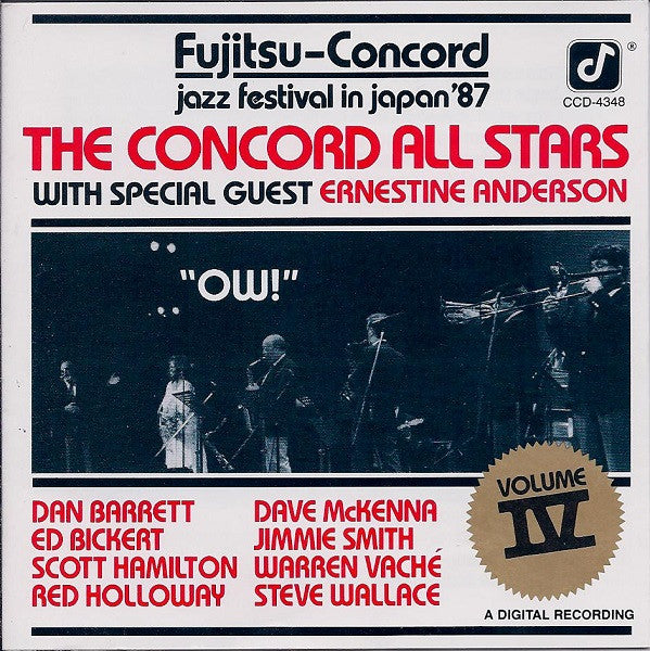 Buy The Concord All Stars With Special Guest Ernestine Anderson