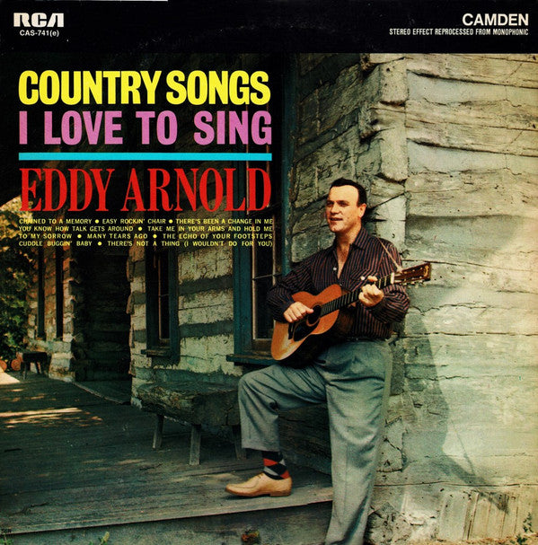 Buy Eddy Arnold : Country Songs I Love To Sing (LP, Album, RE