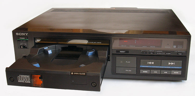 Sony CDP-101, from 1982, the first commercially released CD player for consumers