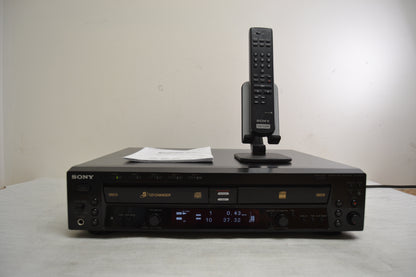 Sony RCD-W500C Cd Changer and Cd Recorder * Remote * Fully Serviced * New Belts * Manual