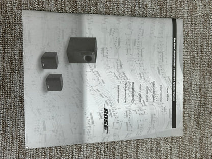 Bose Acoustimass 3 Series IV Speakers * Fully Serviced  * Desk Stands * Manual