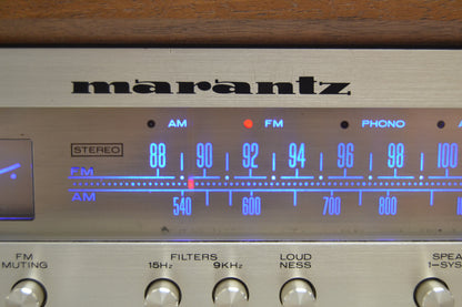 Marantz 2265B Stereo Receiver * 65W * Power Recapped * Fully Serviced * LED Lights * New Heiukko Hardwood Case