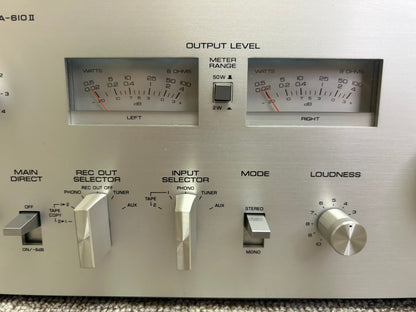 Yamaha CA-610II Stereo Integrated Amplifier * 45W RMS * Manual * Fully Serviced