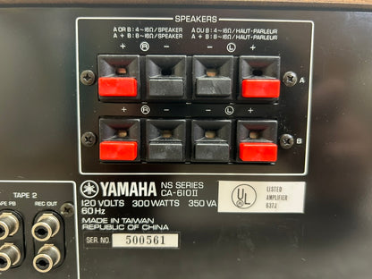 Yamaha CA-610II Stereo Integrated Amplifier * 45W RMS * Manual * Fully Serviced