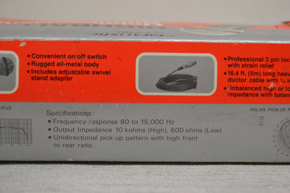 Realistic 33-984A Highball Dynamic Microphone * Box * Manual * Fully Serviced