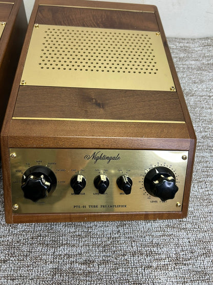 Nightingale PTS-01 Tube Mono Preamplifiers * Matched Set of Two * Fully Serviced