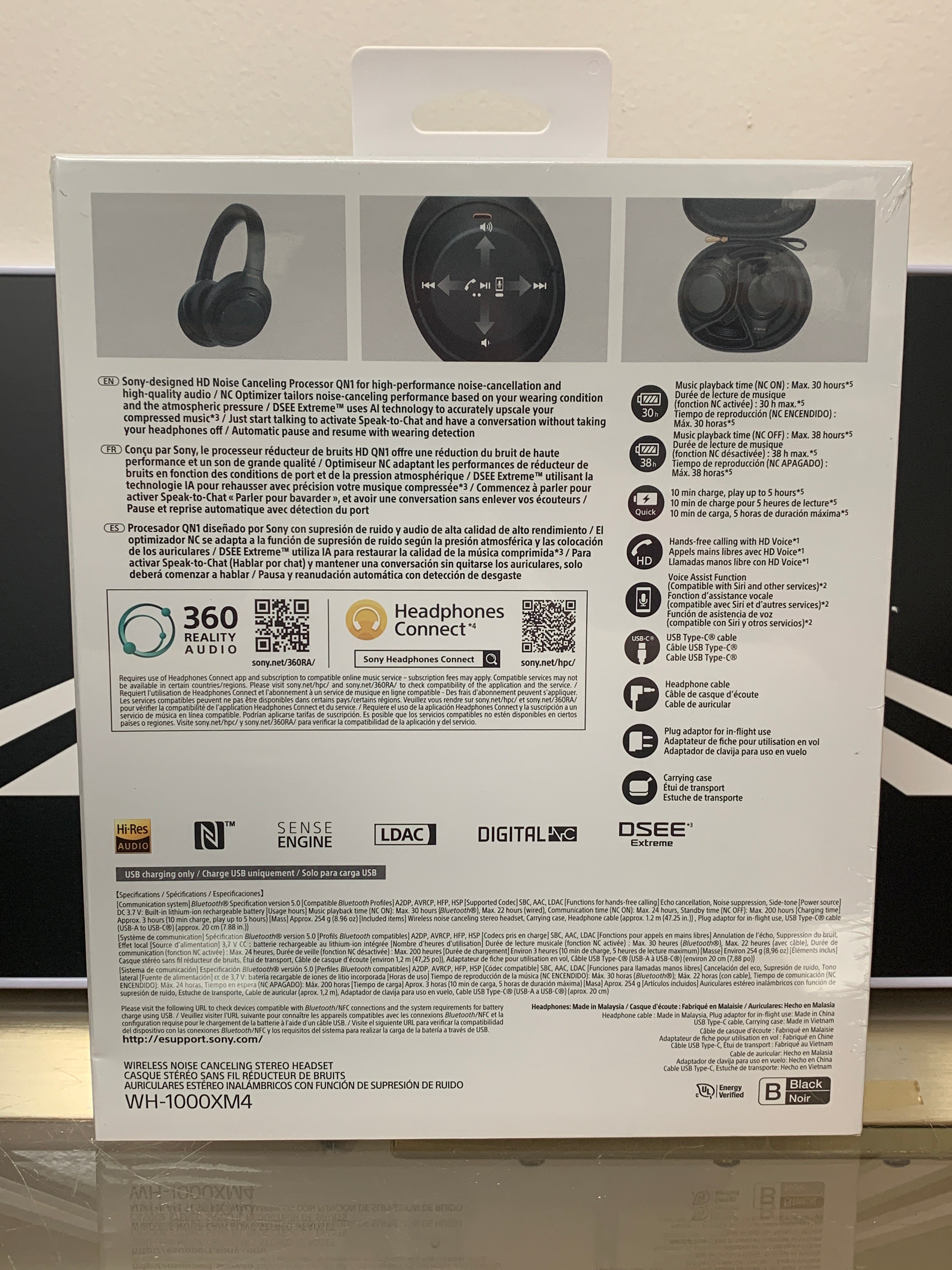 Sony WH-1000XM4 Noise Canceling Headphones NEW & SEALED