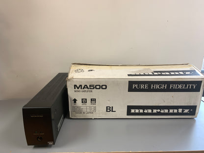 Marantz MA500U Mono Power Amp *Box *Manual *100W RMS