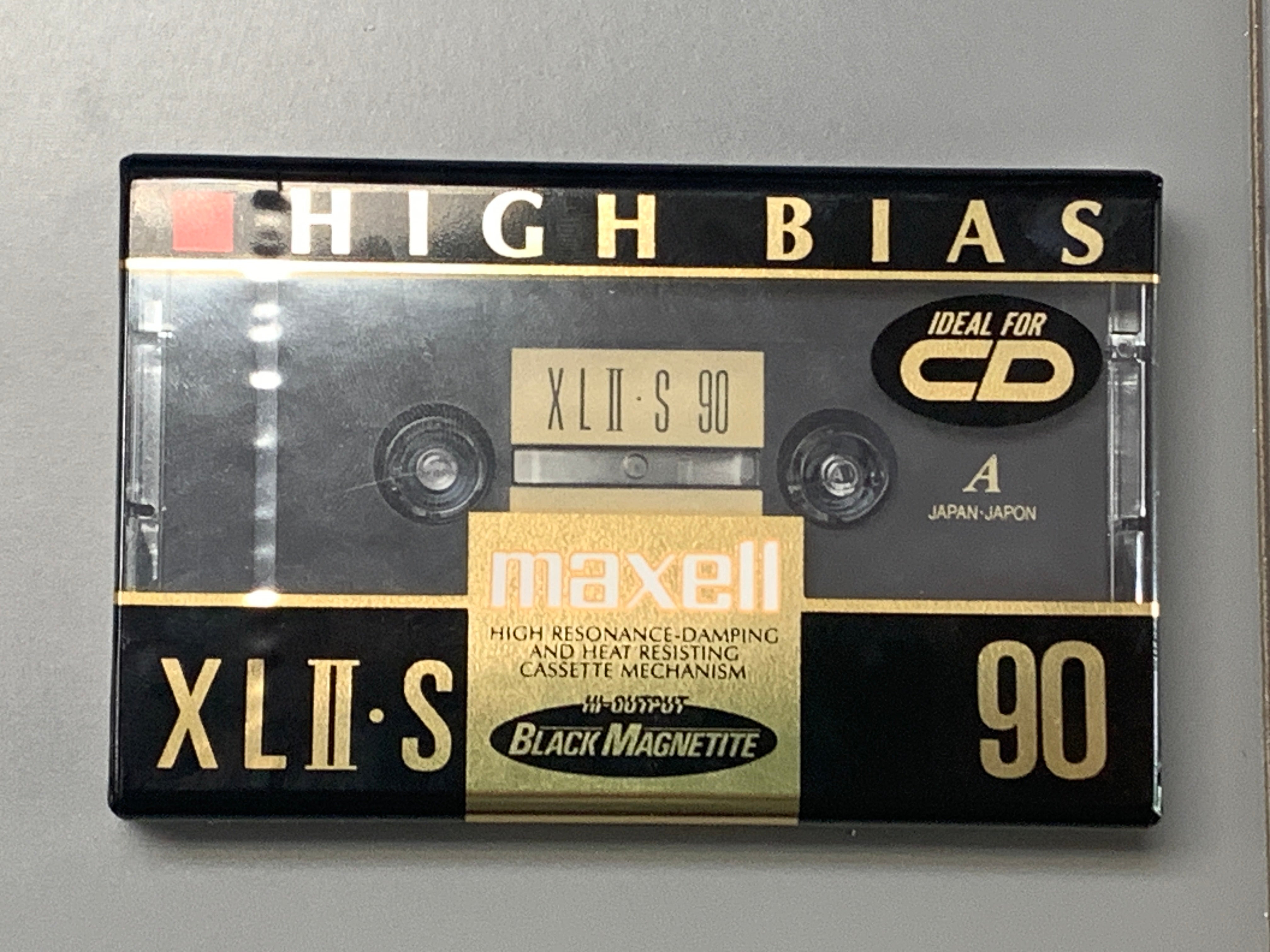 1992-96 Maxell XLII-S IEC Type II High CrO2 SEALED Blank Cassette 90 mins