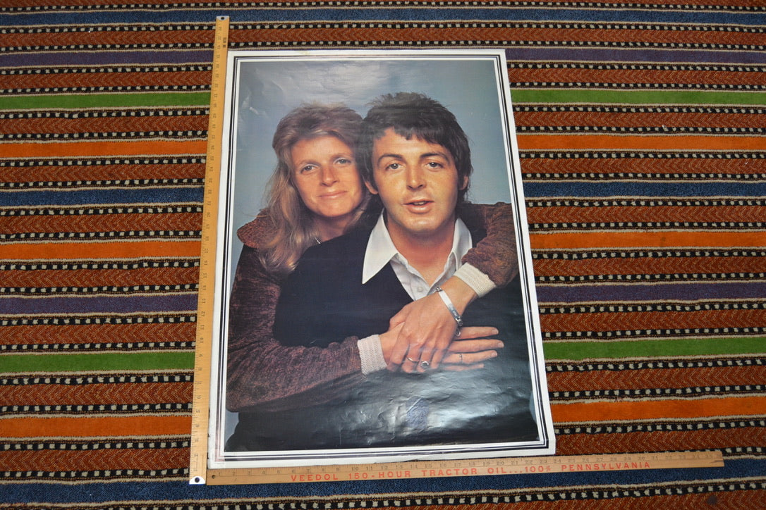 Paul and Linda McCartney Poster 24x35 inch