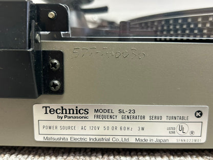 Technics SL-23 Belt Drive Turntable * Manual * Fully Serviced *