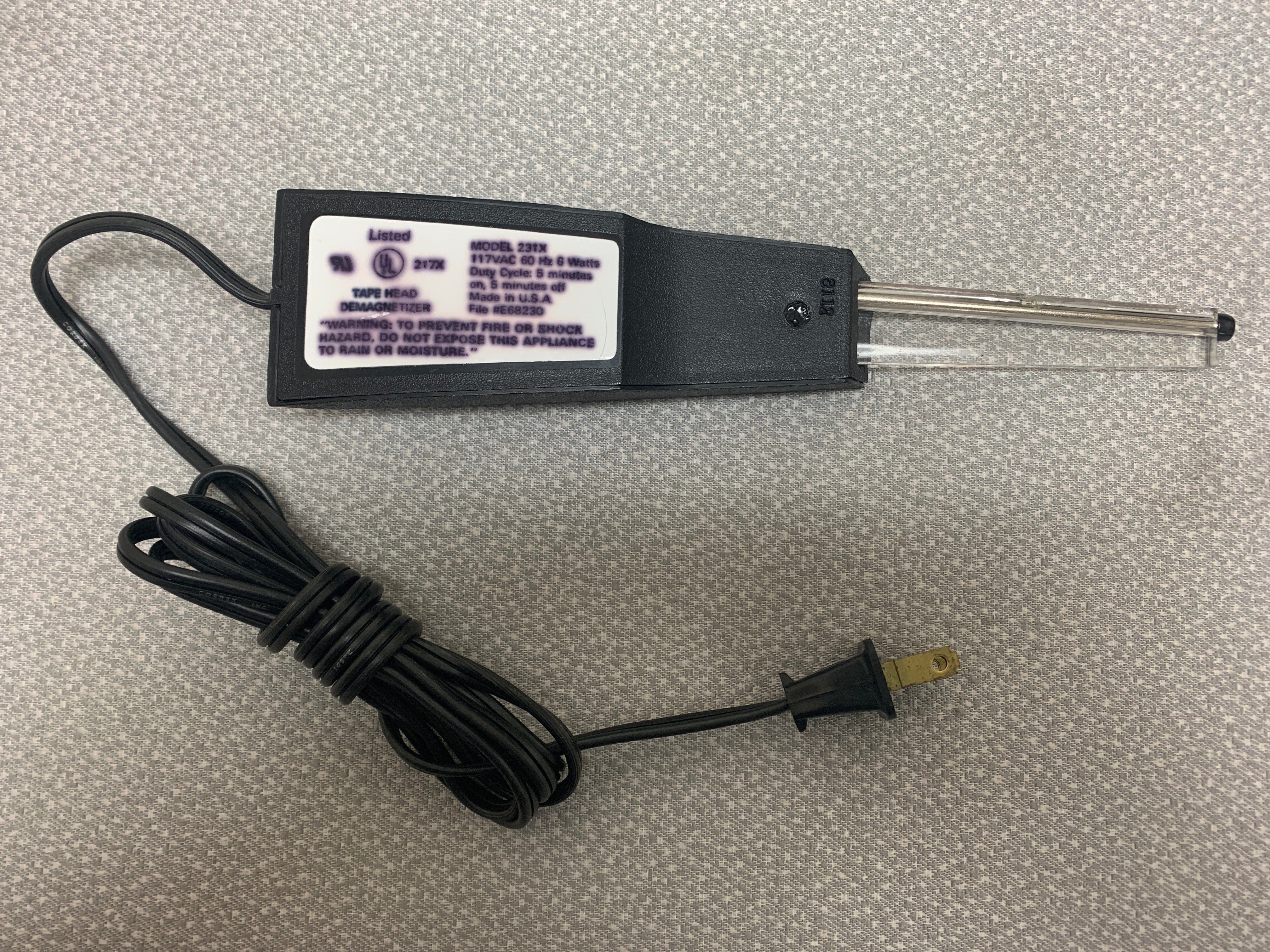 Maxell Tape Head Demagnetizer 231X