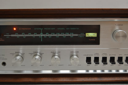 Pioneer SX-1000TW Stereo Receiver * 50W RMS * Wood Case * Fully Serviced *