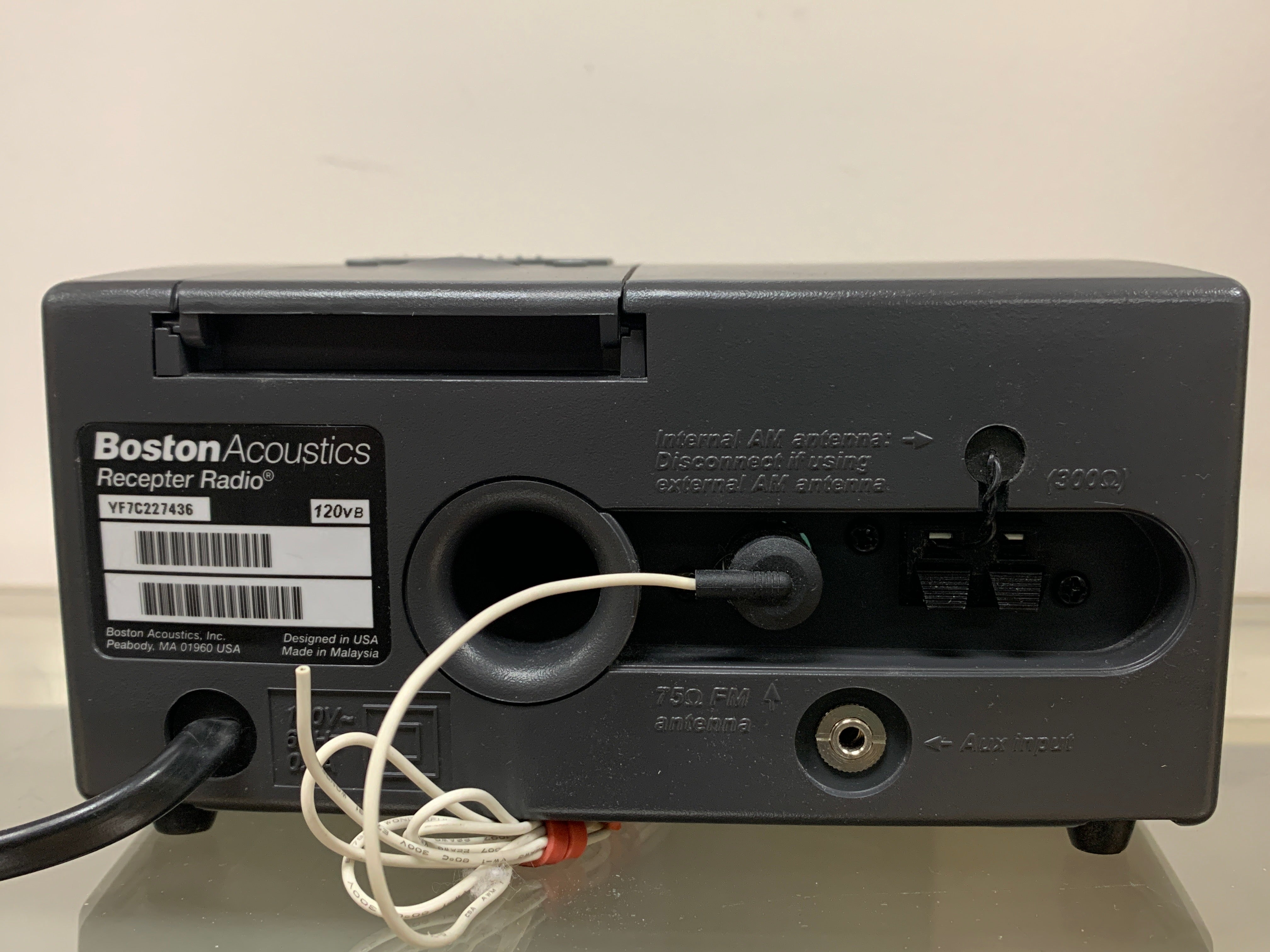 Boston Acoustics Recepter AM FM Dual Alarm Clock Radio – The