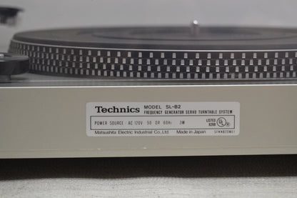 Technics SL-B2 Turntable * Fully Serviced * NEW Audio Technica AT3600 Cartridge