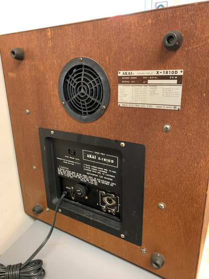 Akai X-1810D Reel to Reel Deck