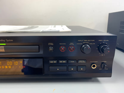 Pioneer PDR-555RW Single CD Player / Recorder * Manual