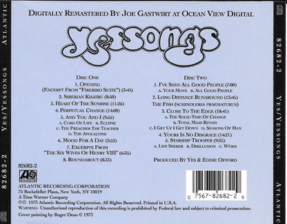 Yes : Yessongs (2xCD, Album, RE, RM)