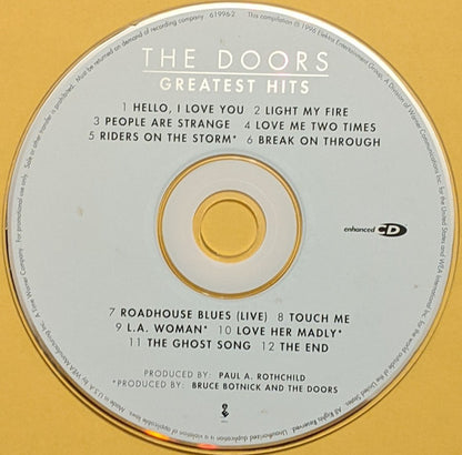 The Doors : Greatest Hits (CD, Comp, Enh, Promo, RE, RM, WEA)