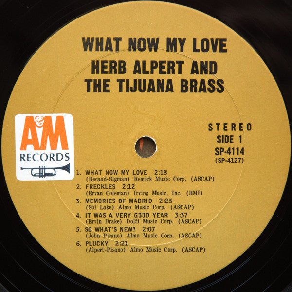 Buy Herb Alpert & The Tijuana Brass : What Now My Love (LP, Album