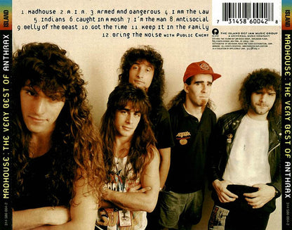 Anthrax : Madhouse: The Very Best Of Anthrax (CD, Comp, RE)