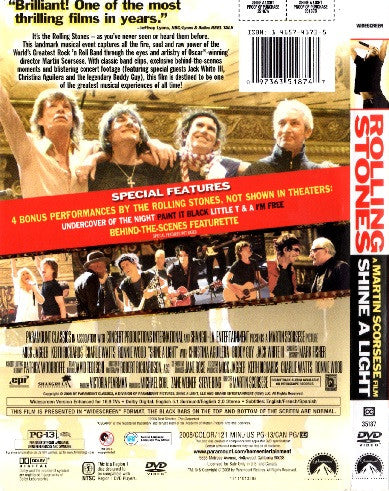 The Rolling Stones, Martin Scorsese : Shine A Light (DVD-V, Multichannel, NTSC)