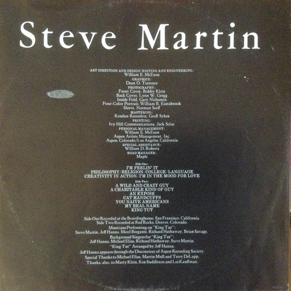 Steve Martin (2) : A Wild And Crazy Guy (LP, Album, KM )