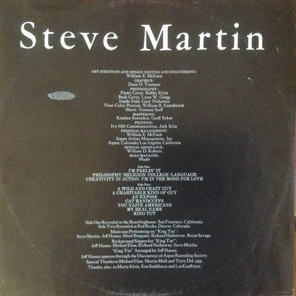 Steve Martin (2) : A Wild And Crazy Guy (LP, Album, KM )
