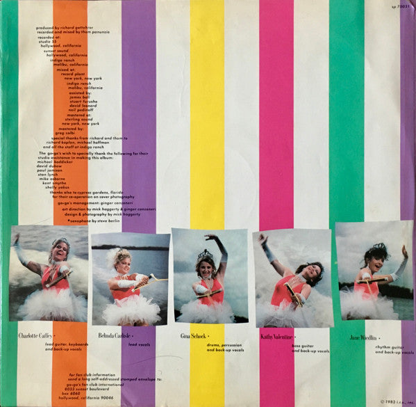 Go-Go's : Vacation (LP, Album, Ele)