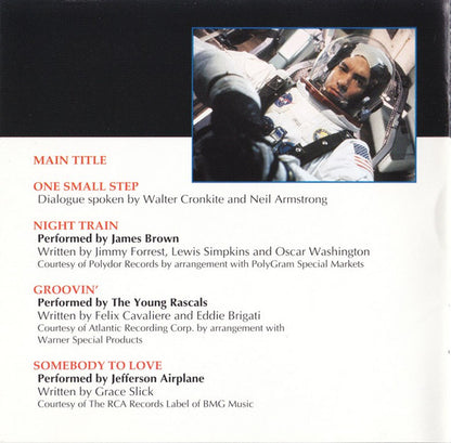 James Horner : Apollo 13 (Music From The Motion Picture) (CD, Album, RE, Mat)