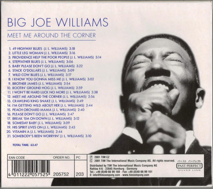Big Joe Williams : Meet Me Around The Corner (CD, Album, Comp, Sli)
