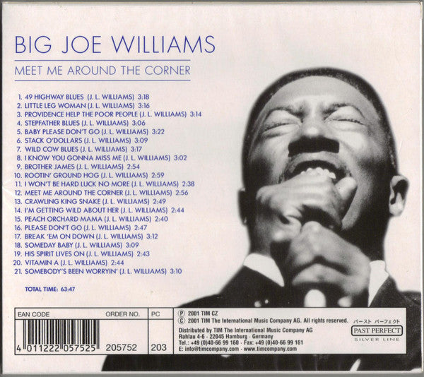 Big Joe Williams : Meet Me Around The Corner (CD, Album, Comp, Sli)